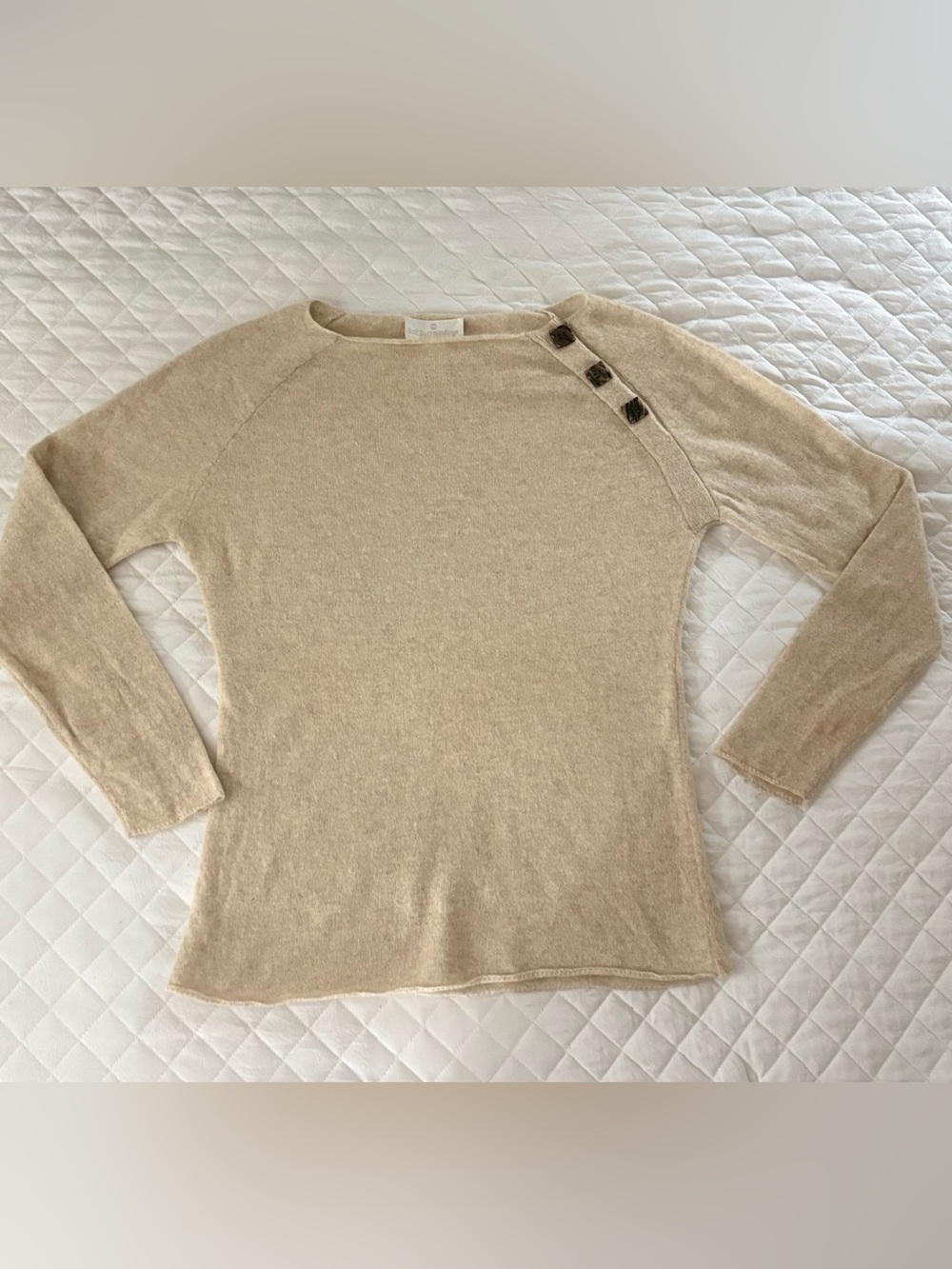 Cream vintage cashmere sweater